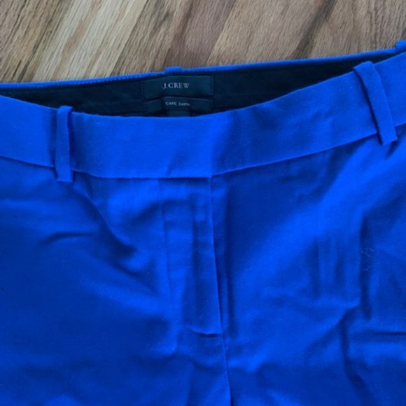 j crew black label cafe capri pants size 4 - Picture 2 of 5
